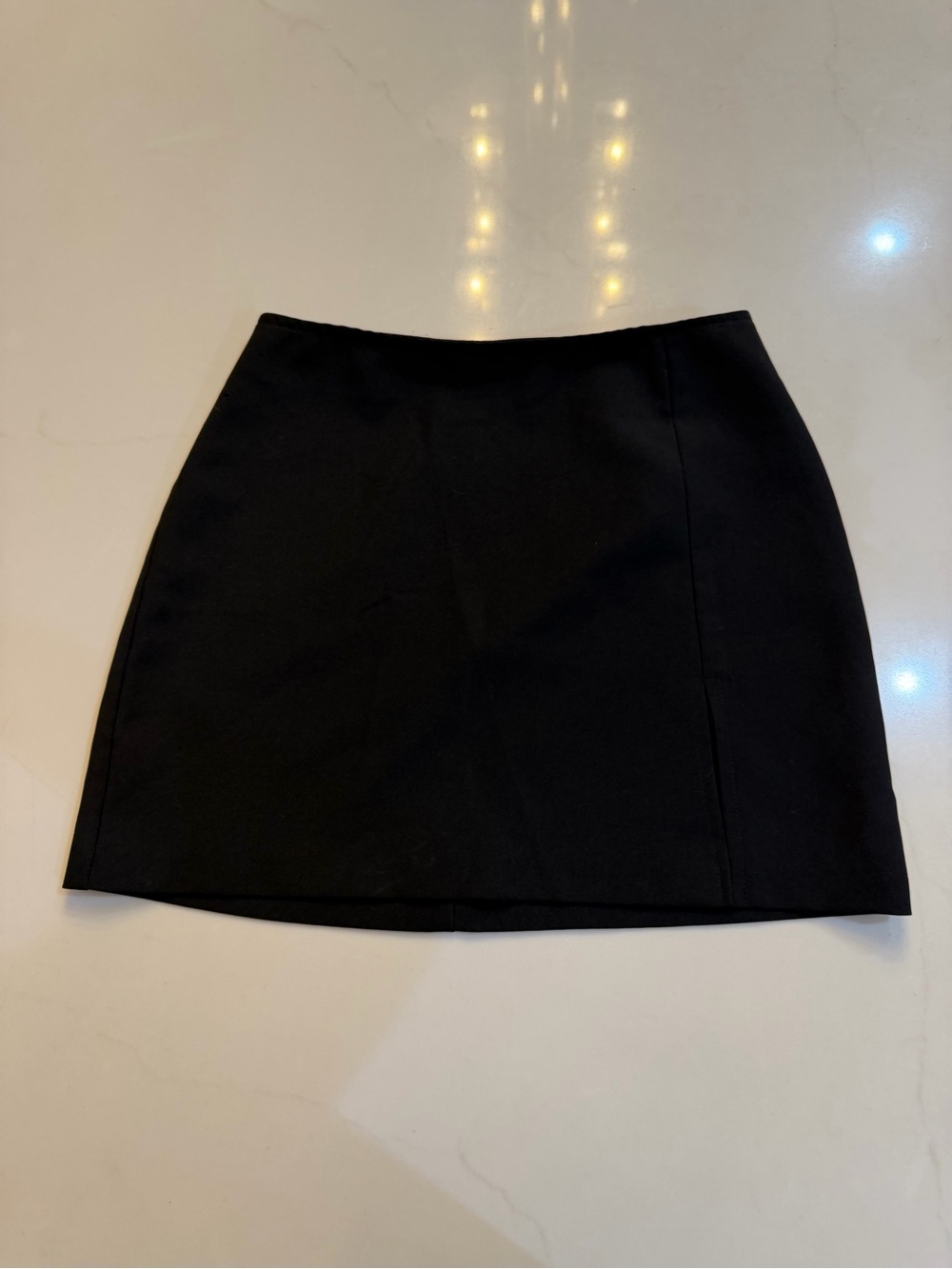 Classic Black Mini Skirt women's medium